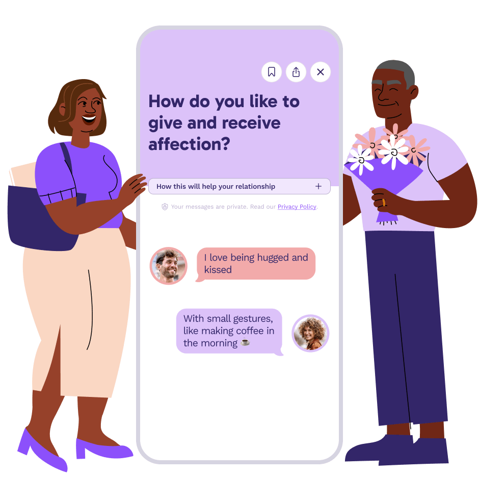 A relationship app for meaningful conversations