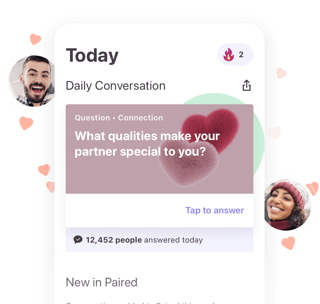 Paired's mobile app