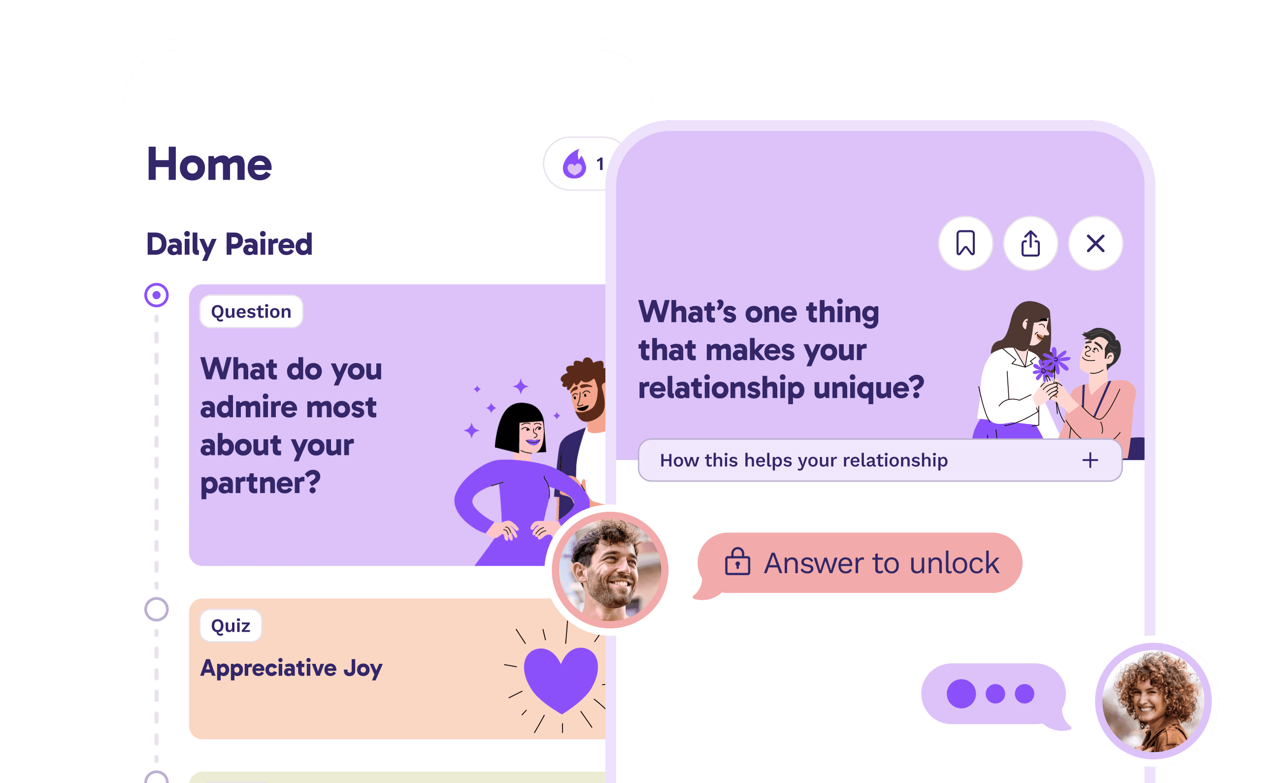 Paired's mobile app