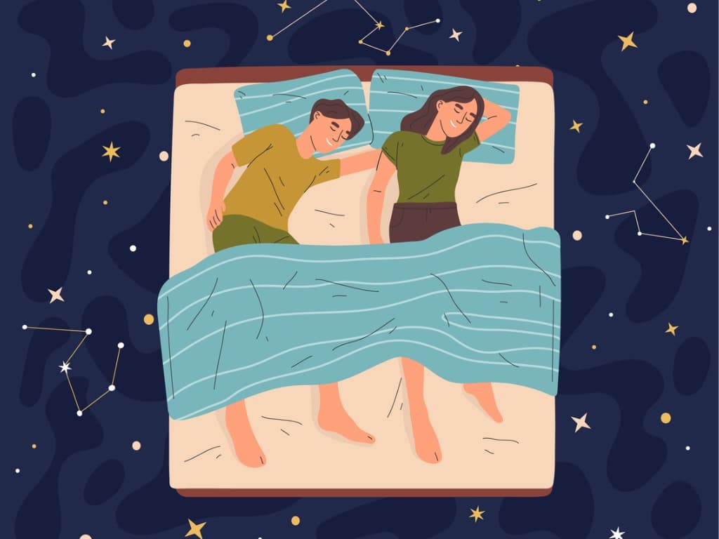 Couples Sleeping Positions - Unraveling knot position