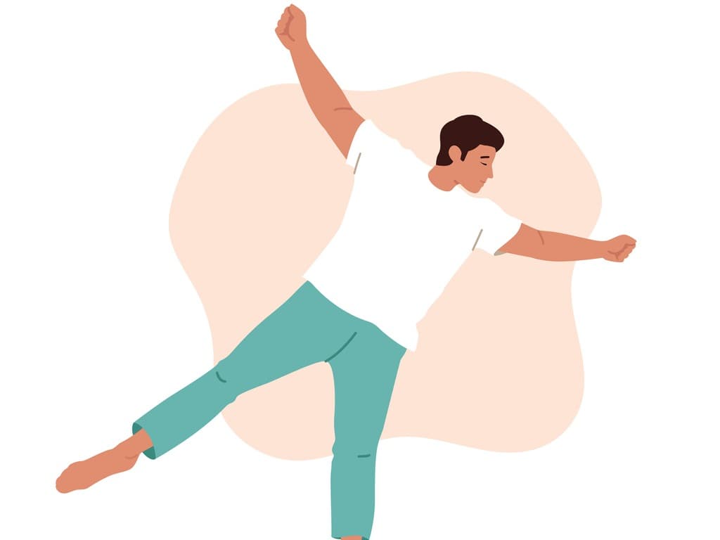 Couples Sleeping Positions - space hogs position