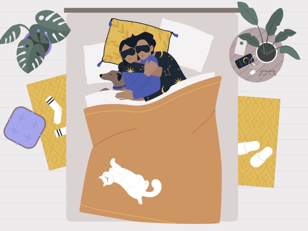 Couples Sleeping Positions - spoon position