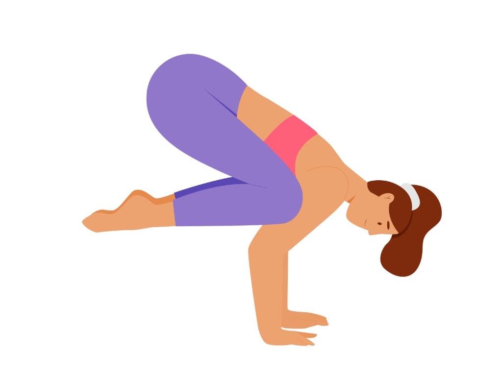 Couples Yoga Poses - Partner crow pose