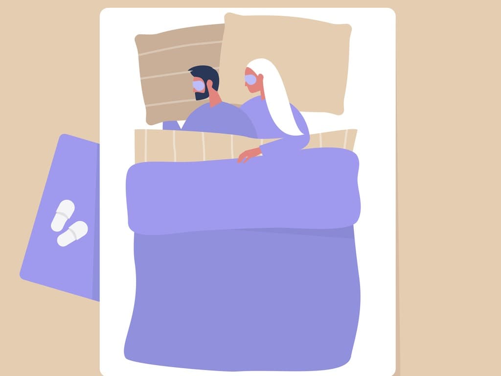 Couples Sleeping Positions - Loose spoon position