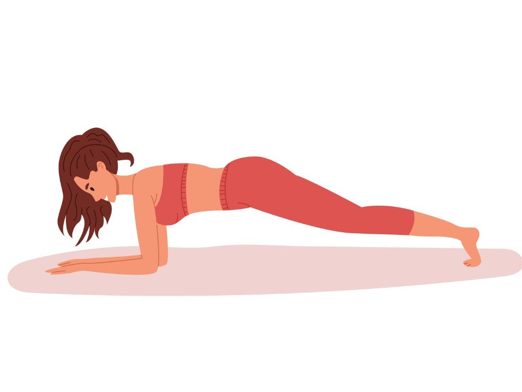 Couples Yoga Poses - Double plank